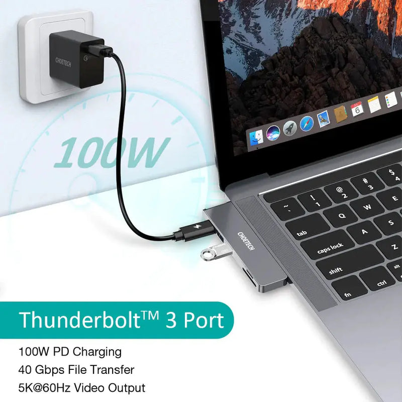 Choetech 7 in 1 USB-C Multiport Adapter Choetech