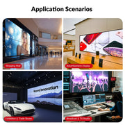 AV Access Versatile 2×4 4K HDMI & DP Video Wall Processor w/ Multiple Layouts, Cascaded up to 4×6, Bezel Correction, Wide-Screen Support (4KVW24)