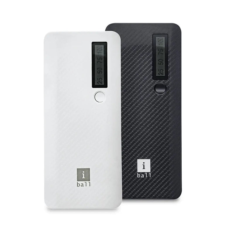 iBall 10000mAh Powerbank (IB-10000LI) Dual USB Output-Black iBall