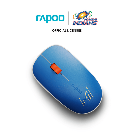 Rapoo M200 Silent Multi-mode Wireless Mouse – Mumbai Indians Edition