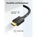 UGREEN HDMI to DVI Cable 5M Bi-Directional DVI-D 24+1 1080P Full HD Monitor Projector Graphics Card (10137) Ugreen