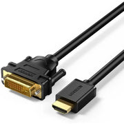 UGREEN HDMI to DVI Cable 5M Bi-Directional DVI-D 24+1 1080P Full HD Monitor Projector Graphics Card (10137) Ugreen
