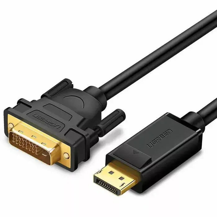 UGREEN 1.5M DisplayPort to DVI Cable DP Male to DVI-D 24+1 Male Adapter 1080P HD Video Monitor Projector PC 10243 Ugreen