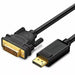 UGREEN 1.5M DisplayPort to DVI Cable DP Male to DVI-D 24+1 Male Adapter 1080P HD Video Monitor Projector PC 10243 Ugreen