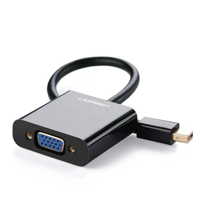 UGREEN Mini DisplayPort to VGA Adapter Thunderbolt Compatible Male to Female Converter Cable MacBook iMac Monitor Black (10437) Ugreen