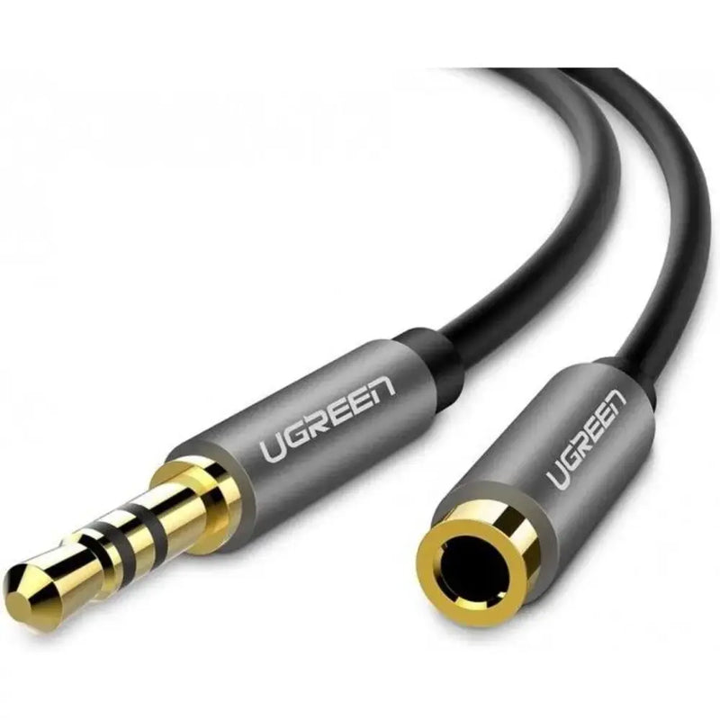 UGREEN 1.5M 3.5mm Audio Extension Cable Male to Female AUX Headphone Jack Extender Car Laptop Smartphone Headphones 10593 Ugreen