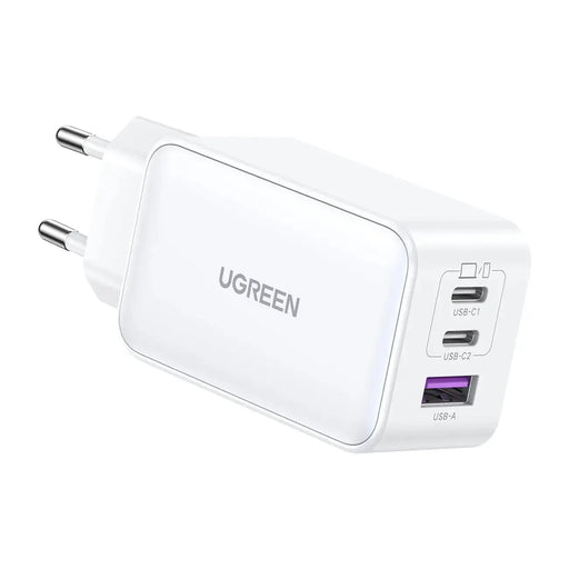 UGREEN 15334 NEXODE 65W 3-Port PD GAN Fast Charger (White) (15334) TeckPot