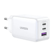 UGREEN Nexode 65W GaN Fast Charger 3-Port USB-C PD USB-A Wall Charger PPS MacBook iPad iPhone 15/14 Galaxy S24 White (15334) Ugreen
