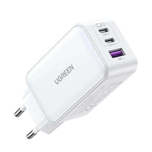 UGREEN 15334 NEXODE 65W 3-Port PD GAN Fast Charger (White) (15334) TeckPot
