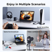 UGREEN 15389 HDMI video capture card enjoy in multiple scenarios