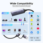 UGREEN 15389 HDMI video capture card wide compatibility