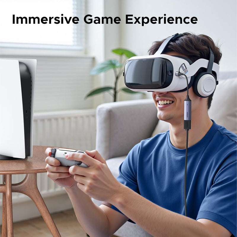 UGREEN 15389 HDMI video capture card immersive game experience with VR
