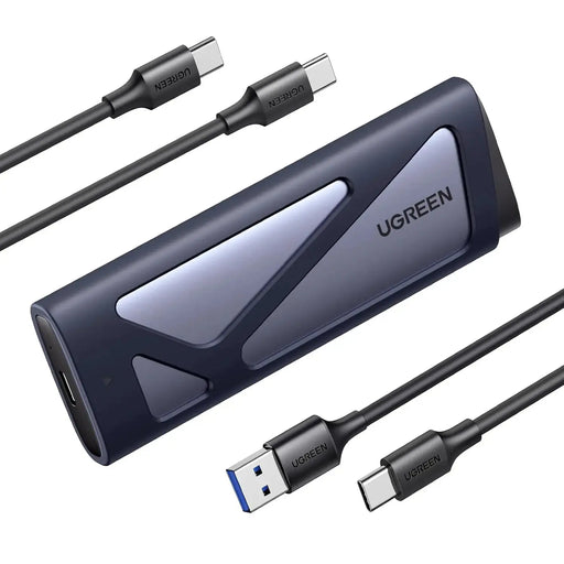 UGREEN M.2 NVMe SATA SSD Enclosure 10Gbps USB 3.2 Gen 2 M Key B Key External Case UASP Trim 2230 2242 2260 2280 (15813) Ugreen