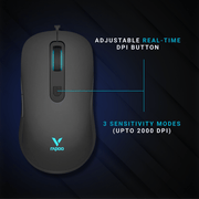 Rapoo V16 RGB Wired Optical Gaming Mouse