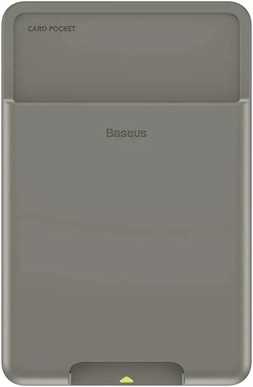 Baseus back stick silicone card bag Dark Grey(ACKD-A0G) - TeckPot