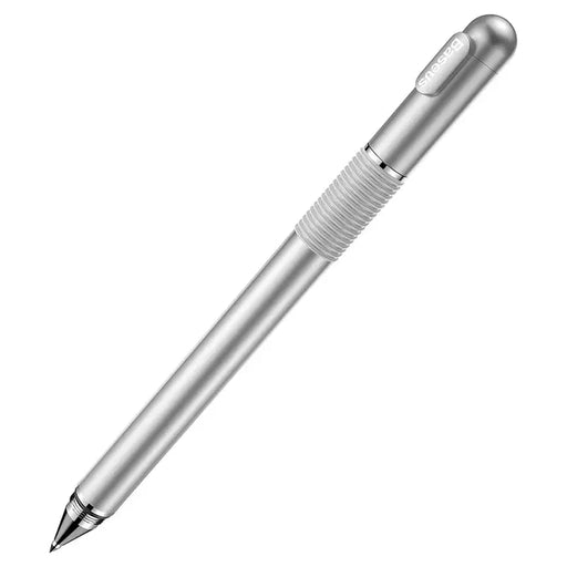Baseus Capacitive Stylus Pen for iPad, Tablets & Smartphones Silver (ACPCL-0S) - TeckPot