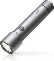 HOTO LED Flashlight High Lumens, Rechargeable Tactical Flashlight Super Bright, IP68 Waterproof(HOE0010GL/ QWSDT005)