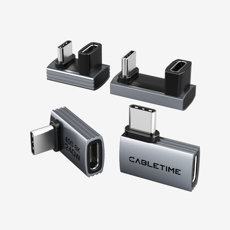 CABLETIME USB4 USB C OTG Adapter 240W 40Gbps 8K