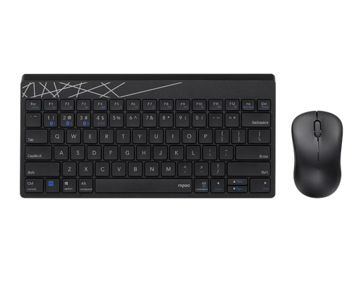 Rapoo 8000M Multi-mode Wireless Keyboard & Mouse Combo