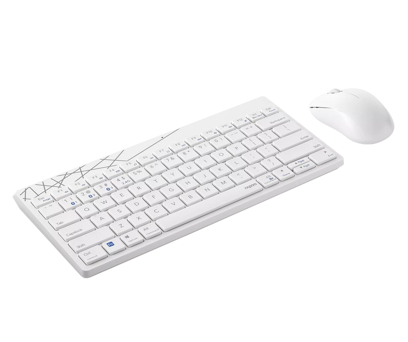 Rapoo 8000M Multi-mode Wireless Keyboard & Mouse Combo