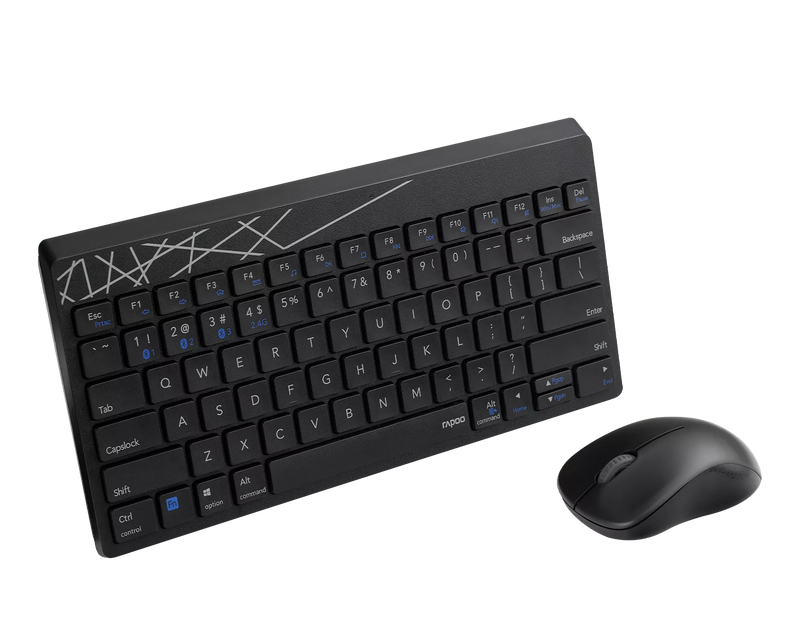 Rapoo 8000M Multi-mode Wireless Keyboard & Mouse Combo