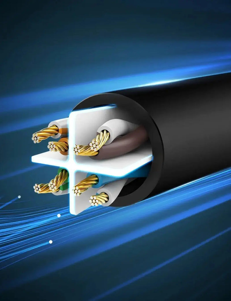UGREEN Cat 6 Ethernet Cable 1M Core-8 U/UTP 1000Mbps LAN Network Computer Printer Router Switch Network Element (20159) Ugreen