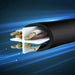 UGREEN Cat 6 Ethernet Cable 2M Core-8 U/UTP 1000Mbps LAN Network Router Switch Network Element Gigabit RJ45 Cable (20160) Ugreen