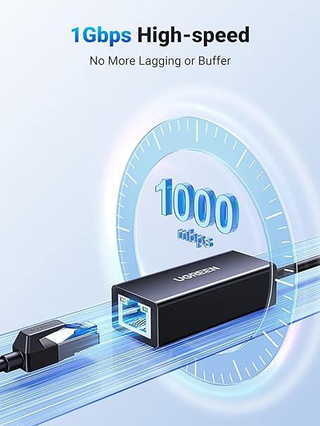 UGREEN USB Ethernet Adapter USB 3.0 to 10 100 1000 Gigabit Ethernet LAN Network Adapter
