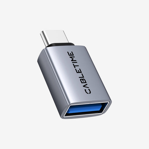 CABLETIME 10Gbps USB C 3.2 Male to USB A Female OTG Adapter for MacBook Pro