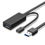 UGREEN USB 3.0 Active Extension Cable 5M 5Gbps Signal Amplifier A Male to Female Laptop PC Mac Flash Drive (20826) Ugreen