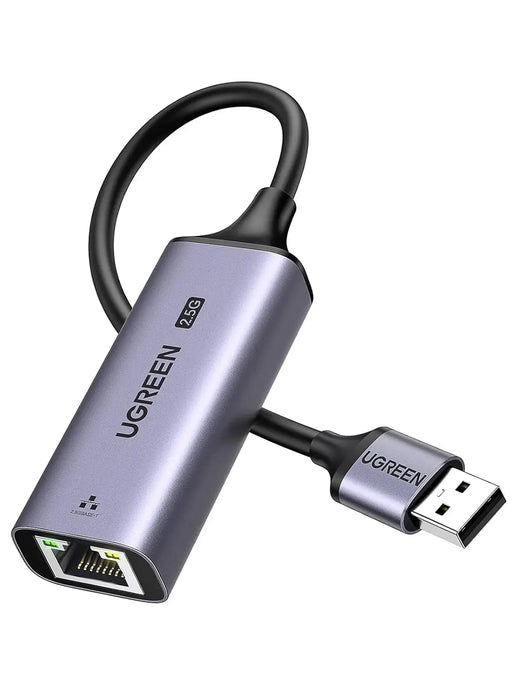 UGREEN USB to Ethernet Adapter 2.5Gb Aluminum USB 3.0 RJ45 Network LAN Dongle Laptop MacBook Air Pro XPS Windows (25051) Ugreen