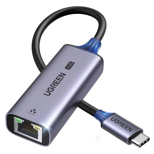 UGREEN USB C to Ethernet Adapter 2.5G Aluminum Type-C Thunderbolt RJ45 Network LAN MacBook Air Pro XPS iPhone 15 Grey (25052) Ugreen