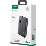 UGREEN 10000mAh Power Bank 20W PD QC 3.0 Two-Way Fast Charging Portable Charger iPhone Samsung Xiaomi OnePlus iPad (25742) Ugreen