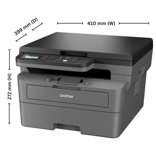 Brother DCP-L2605DW (New Launch) Auto Duplex Laser Printer, 30 PPM, Multifunction Print Scan Copy, LCD Display, 256 MB Memory, (WiFi WiFi Direct LAN USB), 250 Sheet Paper Tray - TeckPot