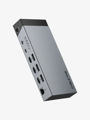 Cable Time 20 IN 1 DisplayLink Thunderbolt 4 Docking Station Triple Monitor for Macbook Pro | CT-TB201-AG