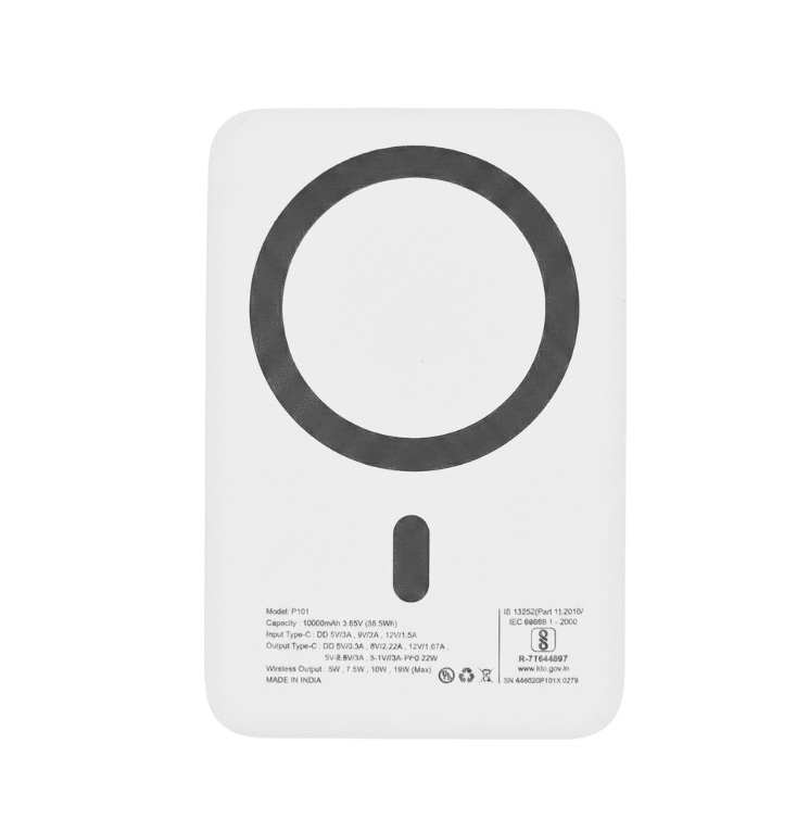 Rapoo P101 10000mAh Qi2 Magnetic Wireless Power Bank