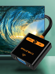CABLETIME DisplayPort to VGA adapter Full HD output