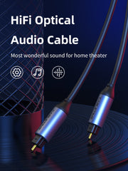 CABLETIME Toslink light-based digital audio transmission
