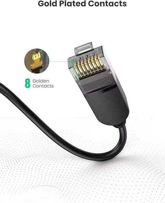 UGREEN  3m Ethernet Patch , RJ45 Cat6A UTP High-Speed Network Cable,(Black) – Model 70653 TeckPot