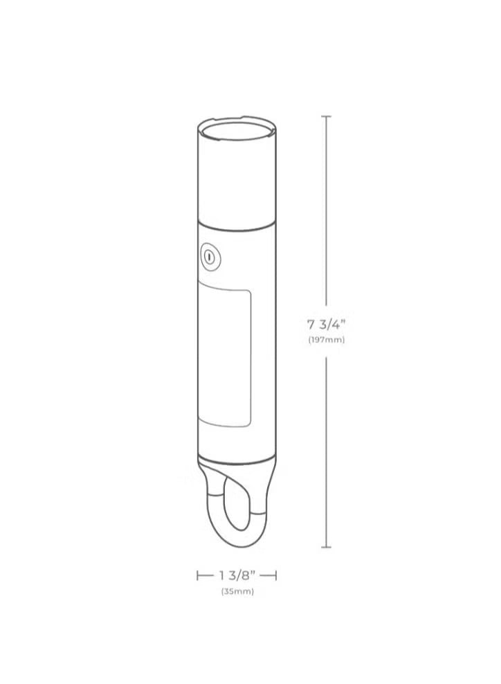 HOTO Flashlight Duo | 1000 Lumens | Multi-Functional Light | 3200 mAh upto 65 hours continuous light | USB Type-C Charging(HTE0021GL / QWSDT002)