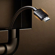 UGREEN HD175 HDMI 2.1 cable, 8K60 4K120, plugged into a TV