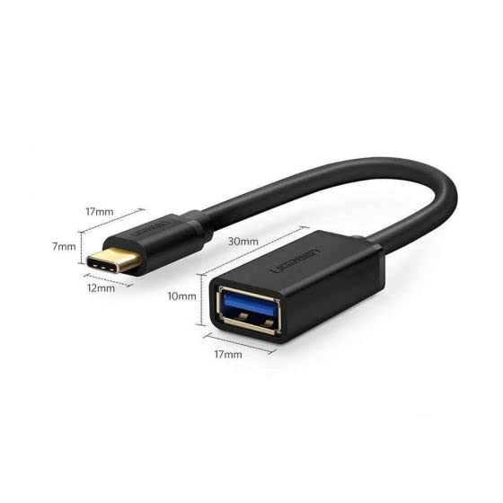 UGREEN 30701 USB C to USB Adapter Type C OTG Cable USB C Male to USB 3.0 A Female Connector