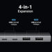 UGREEN USB C Hub 10Gbps, 4 Ports Aluminum USB 3.2 Splitter with 2 USB-C and 2 USB-A Data Ports (30758) Ugreen