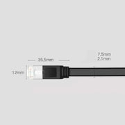 UGREEN Cat6 Ethernet Cable 2M Flat 1000Mbps Gigabit Pure Copper RJ45 LAN Router Switch PS5 Xbox Smart TV (50185) Ugreen