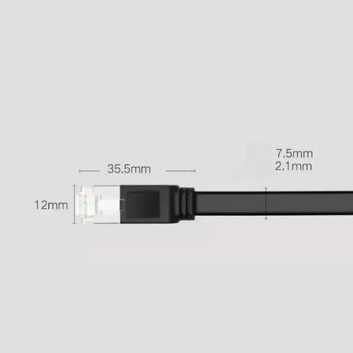 UGREEN Cat6 Ethernet Cable 3M Flat 1000Mbps Gigabit Pure Copper RJ45 LAN Router Switch Printer Network (50186) Ugreen