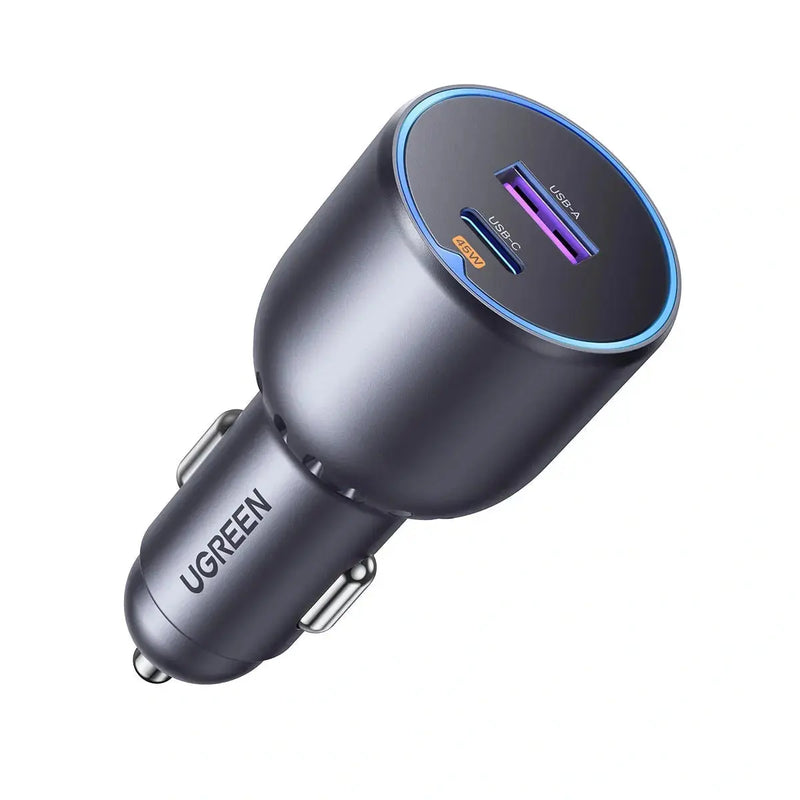 UGREEN 63W USB C Car Charger PD 45W PPS QC3.0 18W Fast Charging iPhone 15/14 iPad MacBook Samsung Galaxy S25/S24 (35023) Ugreen
