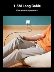 UGREEN USB C to USB C Cable 1.5M 100W Fast Charging Data Sync Cord Type-C Male 2.0 Phone Laptop Charger Cable (35087) Ugreen