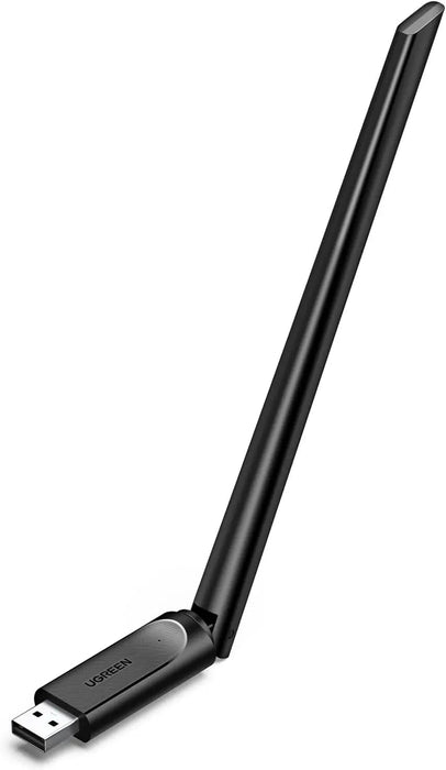UGREEN WiFi 6 USB Adapter AX900 Dual Band 5GHz 2.4GHz Wireless Network Dongle 6dBi Antenna PC Laptop Compatible (35265)