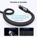 UGREEN Uno USB C Cable 2M 6ft 100W 20V 5A Fast Charging Type-C iPhone 16 15 MacBook Galaxy S25 S24 iPad LED Display (35512) Ugreen