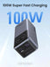 UGREEN Nexode Power Bank 12000mAh 100W PD PPS Fast Charging 1 USB-C 1 USB-A Smart Display MacBook iPad iPhone 16 (35526B) Ugreen